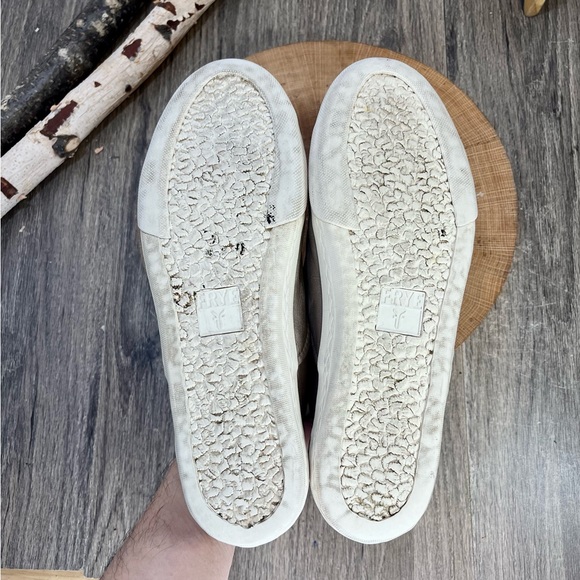 *FRYE | Mindy Slip-On Leather Sneaker Shoes in Tan Brown Size 9.5 - Picture 15 of 16